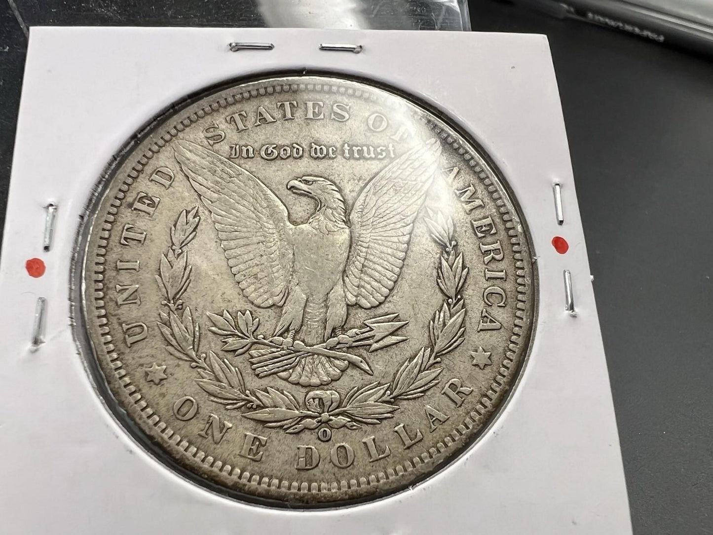 1889 O $1 Morgan Silver Dollar Coin VAM 5 Double Date XF EF Extra Fine Circ