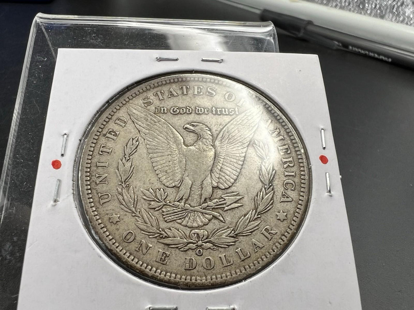 1889 O $1 Morgan Silver Dollar Coin VAM 5 Double Date XF EF Extra Fine Circ