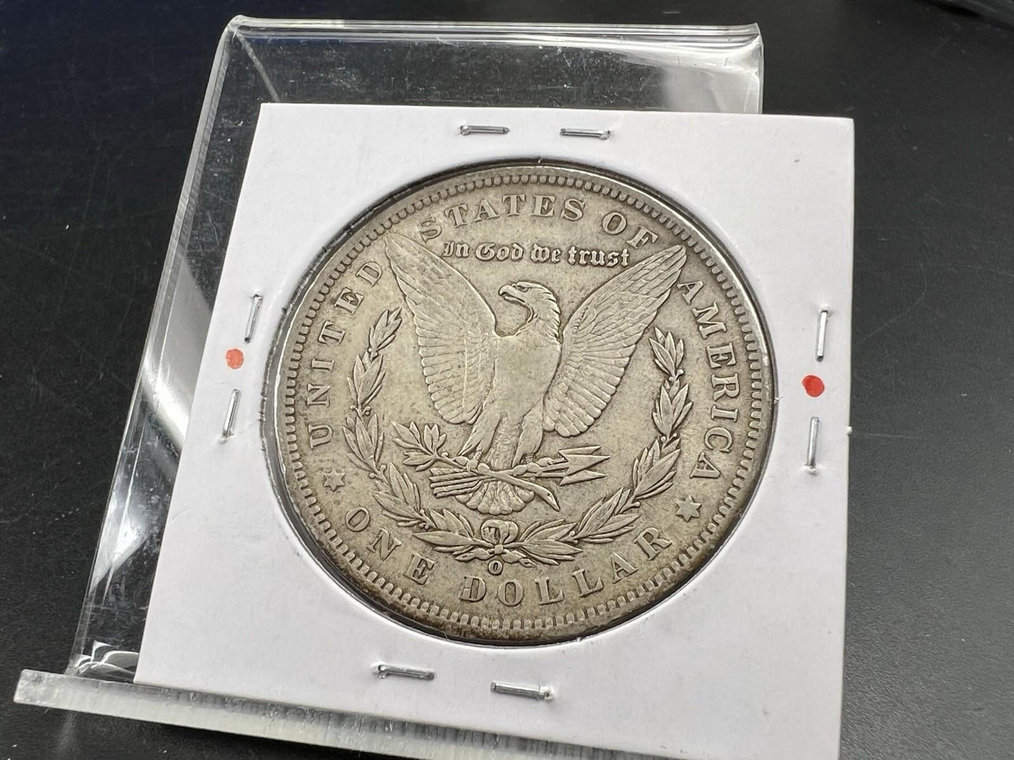 1889 O $1 Morgan Silver Dollar Coin VAM 5 Double Date XF EF Extra Fine Circ