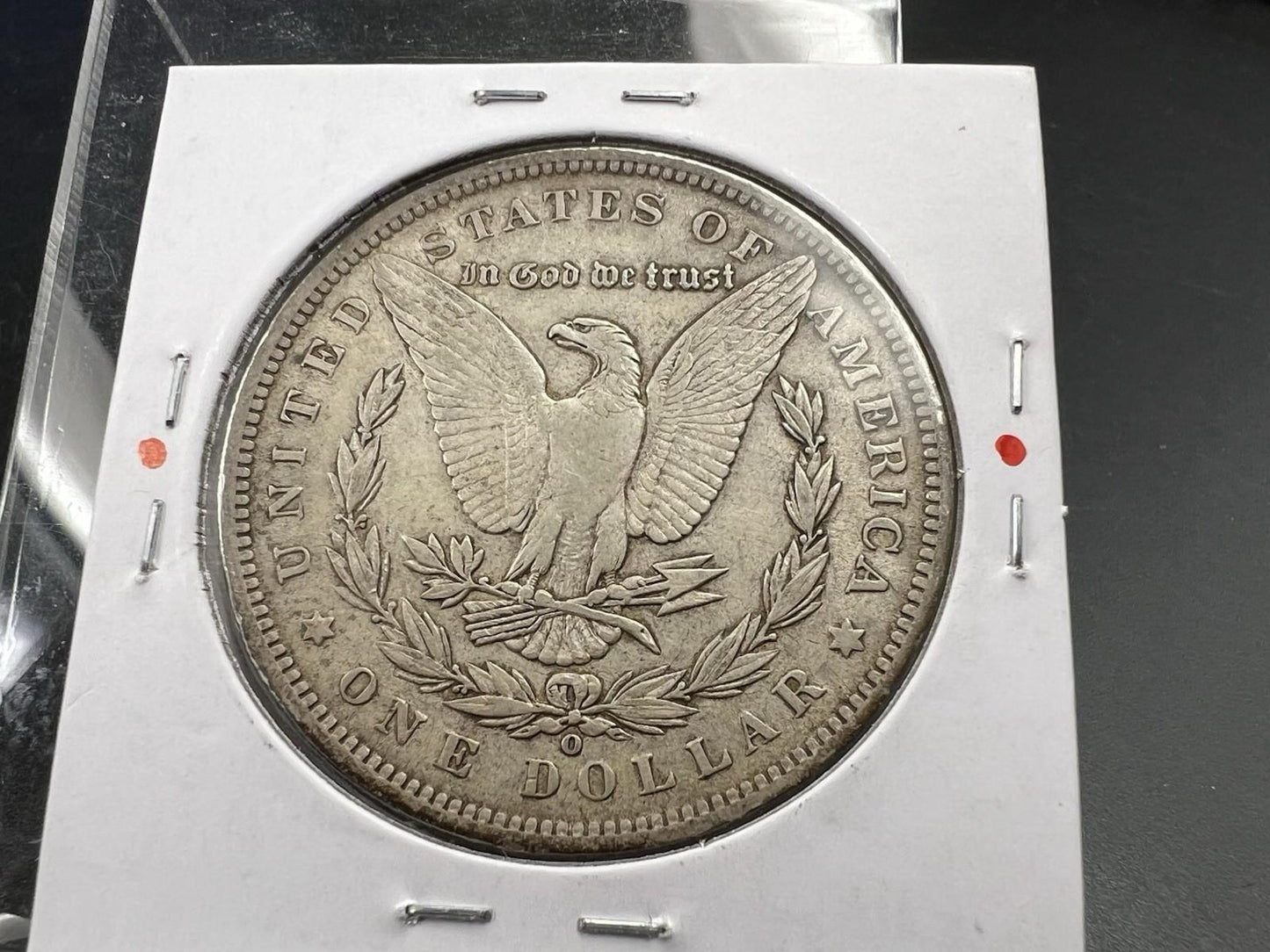1889 O $1 Morgan Silver Dollar Coin VAM 5 Double Date XF EF Extra Fine Circ