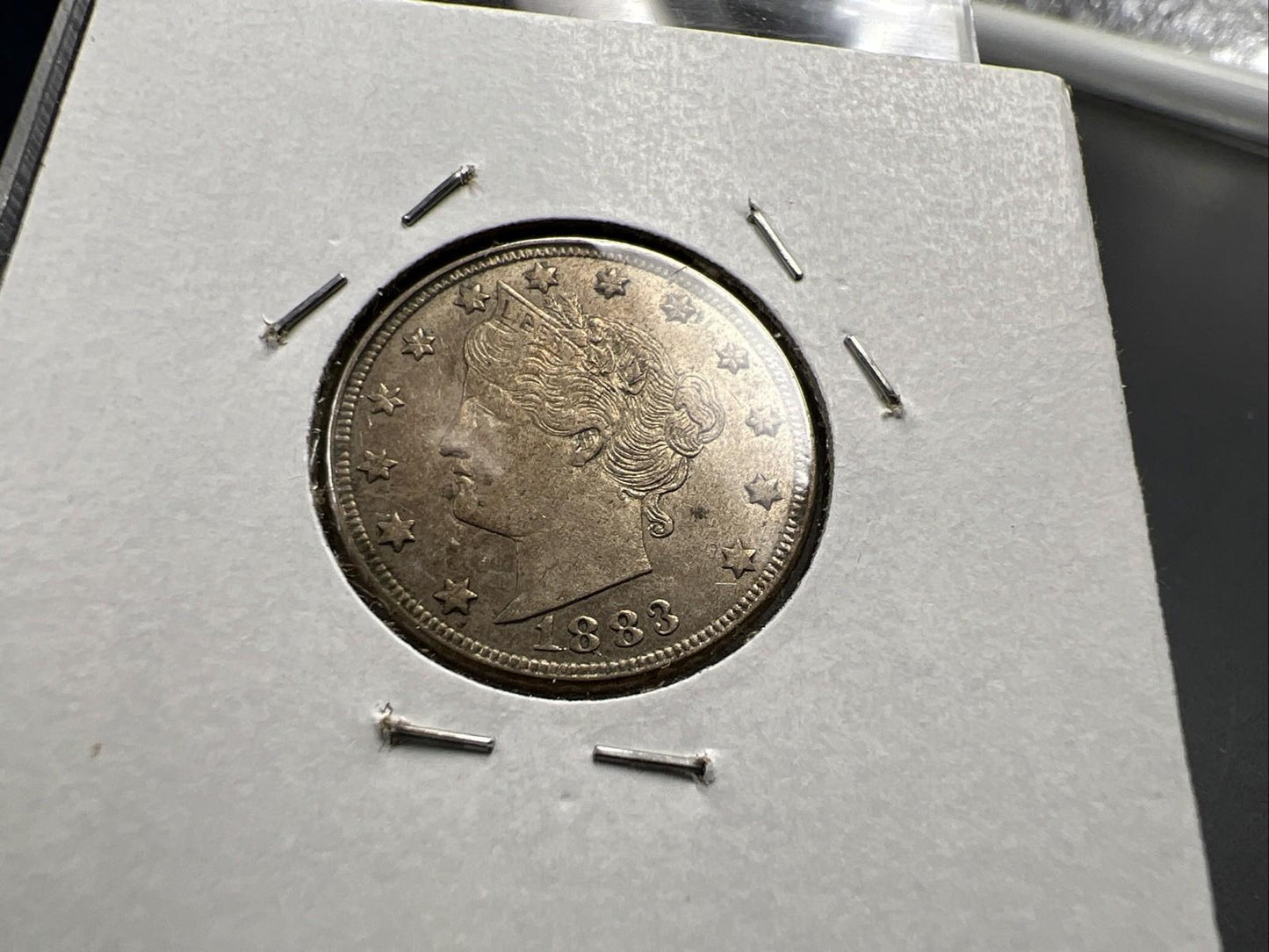 1883 No Cents Liberty V Nickel Variety Coin CH XF / AU Toned SKU#A