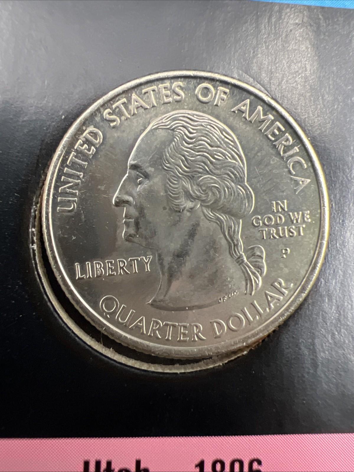 50 Coin Complete State Statehood Quarter Collection in Display Album AU / UNC