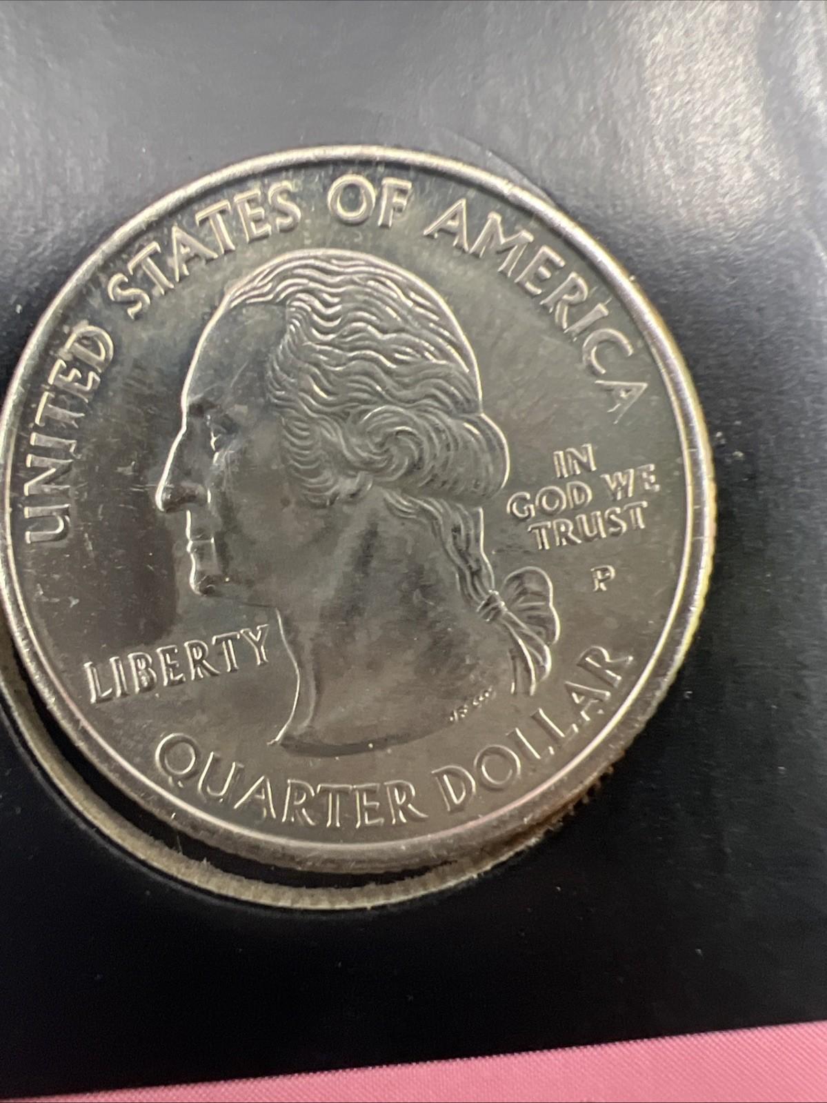 50 Coin Complete State Statehood Quarter Collection in Display Album AU / UNC