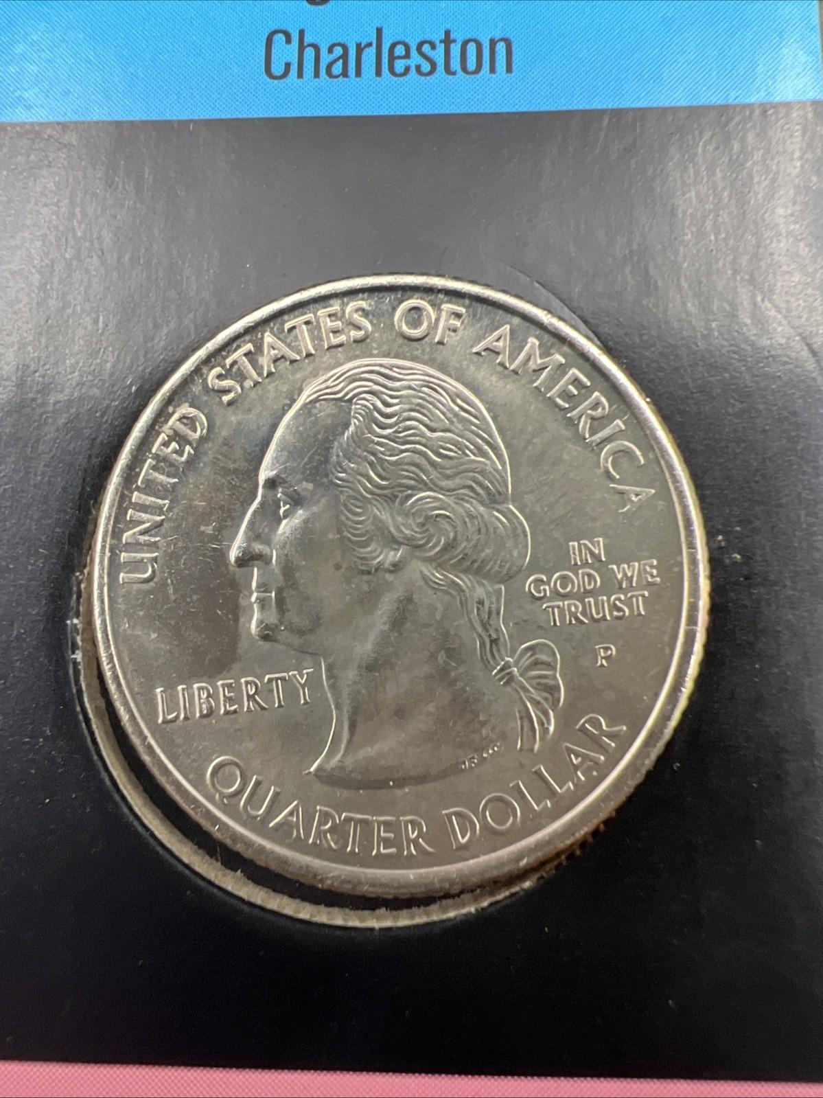 50 Coin Complete State Statehood Quarter Collection in Display Album AU / UNC