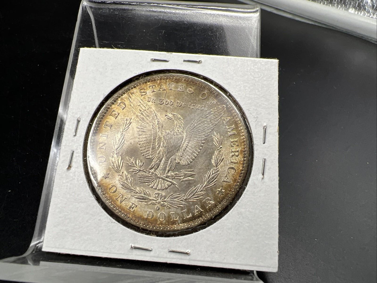 1884 O $1 Morgan Silver Dollar Coin BU UNC Nice Toning Toner SK#1A