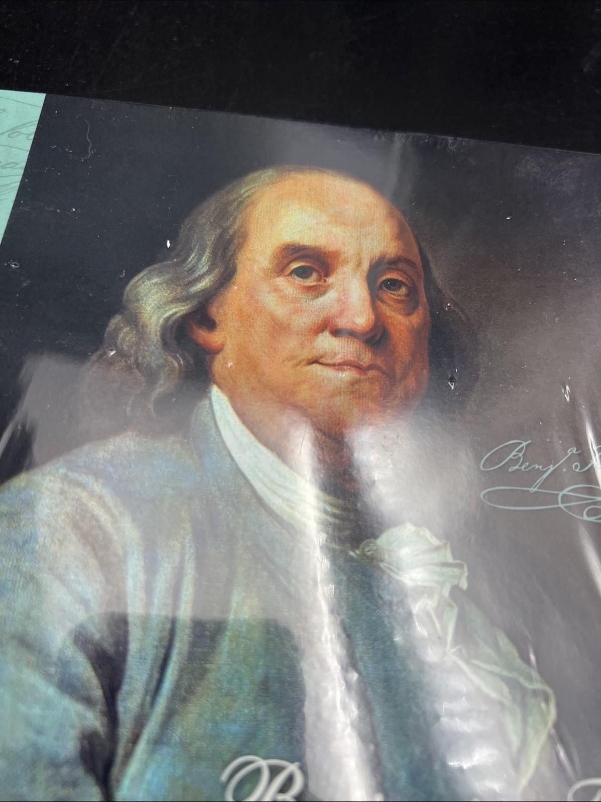 Sealed 2006 Benjamin Franklin Coin & Chronicles Commemorative Silver Dollar Set