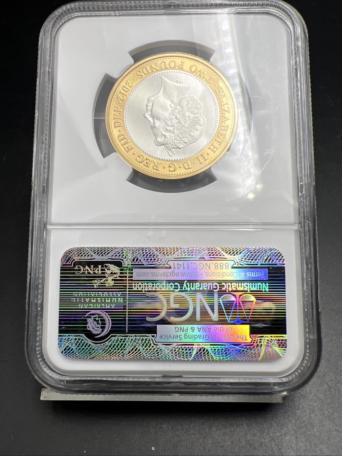 2012 Rio Olympics Piefort 2 Pounds NGC PF70 UCAM Royal Mint First 150 Struck