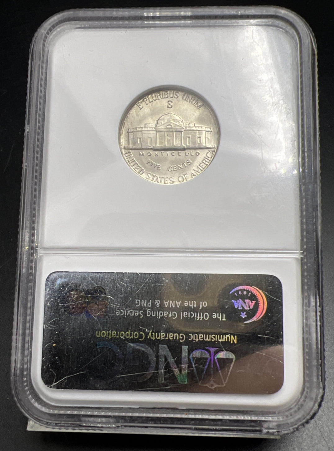 1942 S 5c 35% Silver War Nickel Jefferson NGC MS66 Gem BU Certified #023