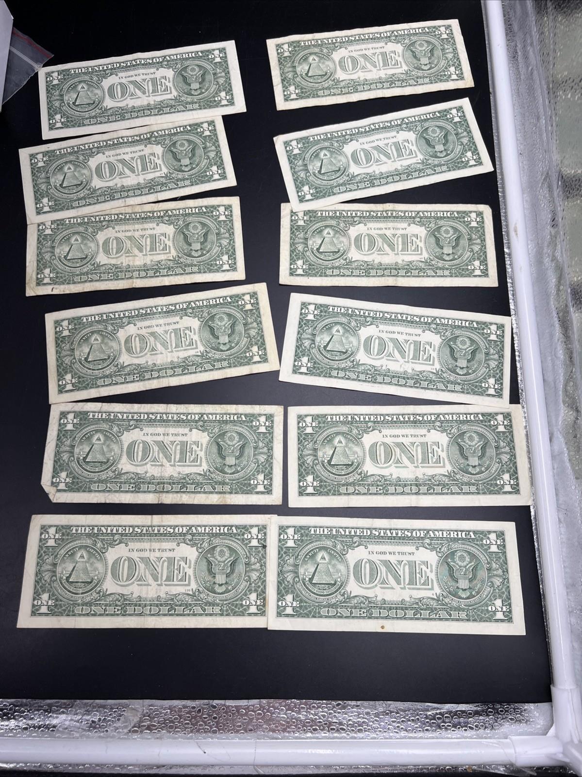 Lot of 12 2013 2017 * Star FRN Federal Reserve Notes G-F Circ Conditions #864