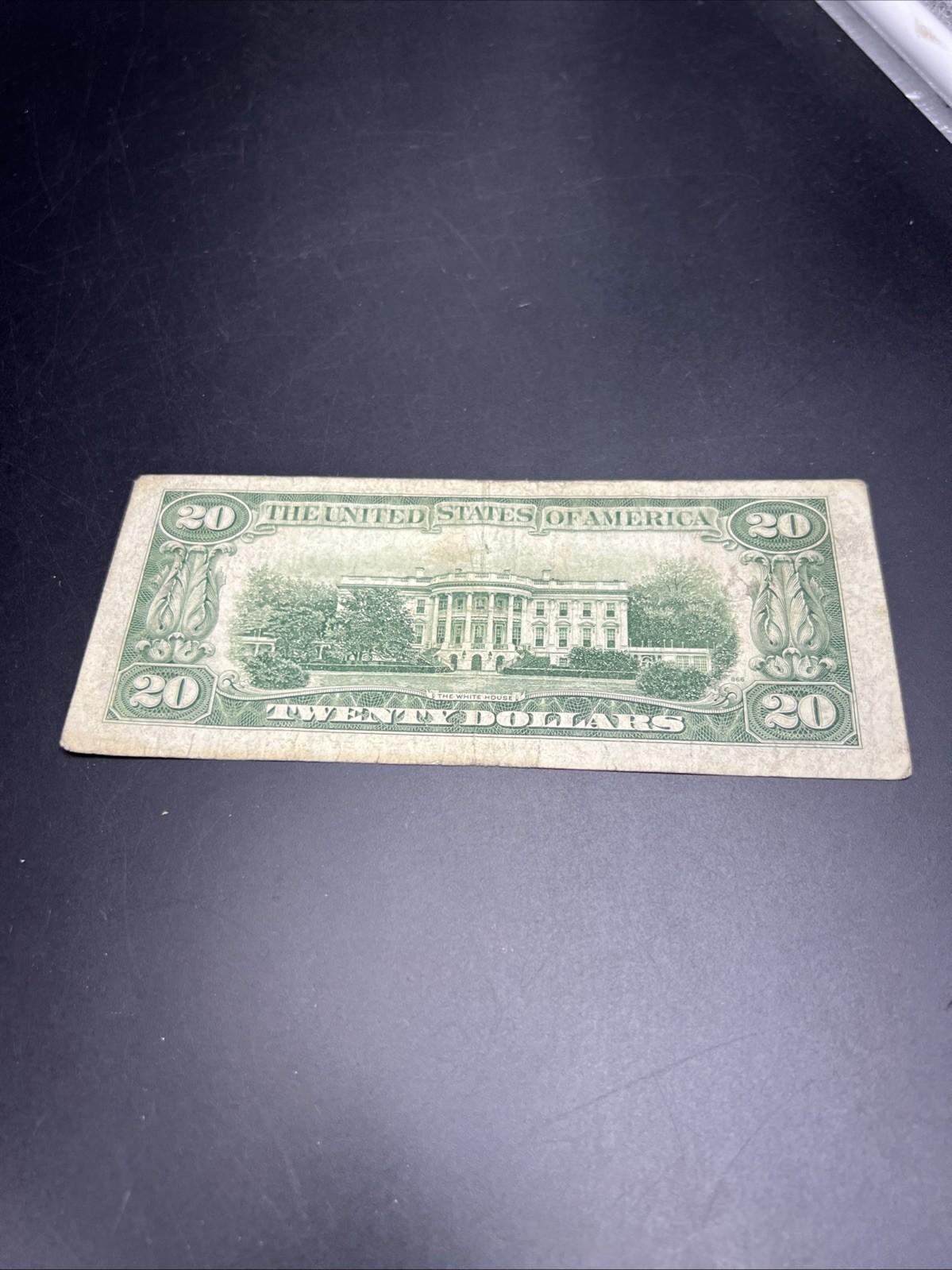 1950 B * Star $20 FRN Federal Reserve Note VG Circ Chicago District #944