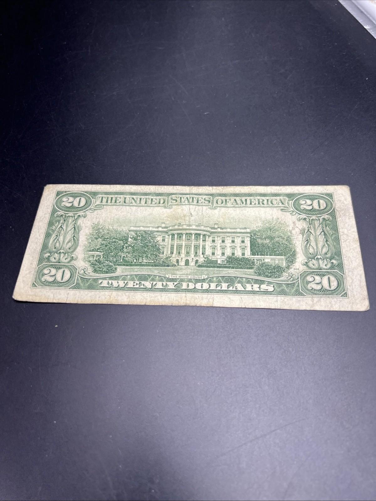 1950 B * Star $20 FRN Federal Reserve Note VG Circ Chicago District #944