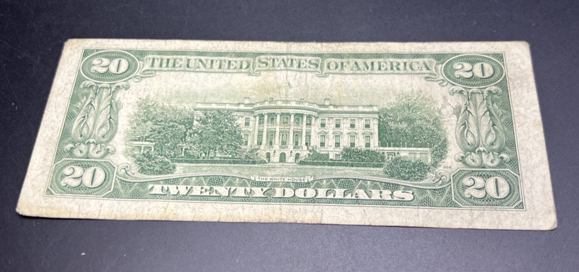 1950 B * Star $20 FRN Federal Reserve Note VG Circ Chicago District #944