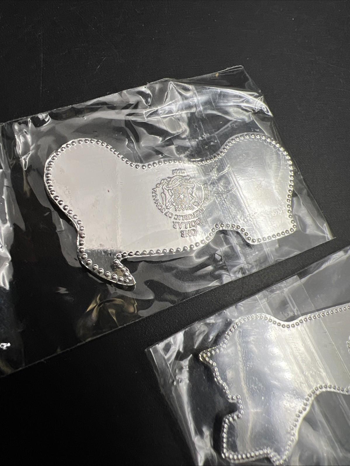 6 Piece Variety Set Harley Davidson Somalia Dollar Coins UNC