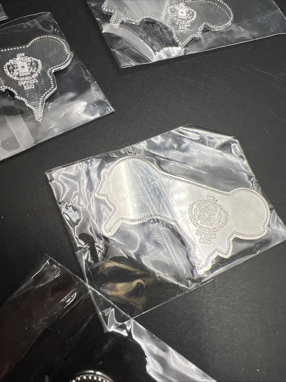 6 Piece Variety Set Harley Davidson Somalia Dollar Coins UNC