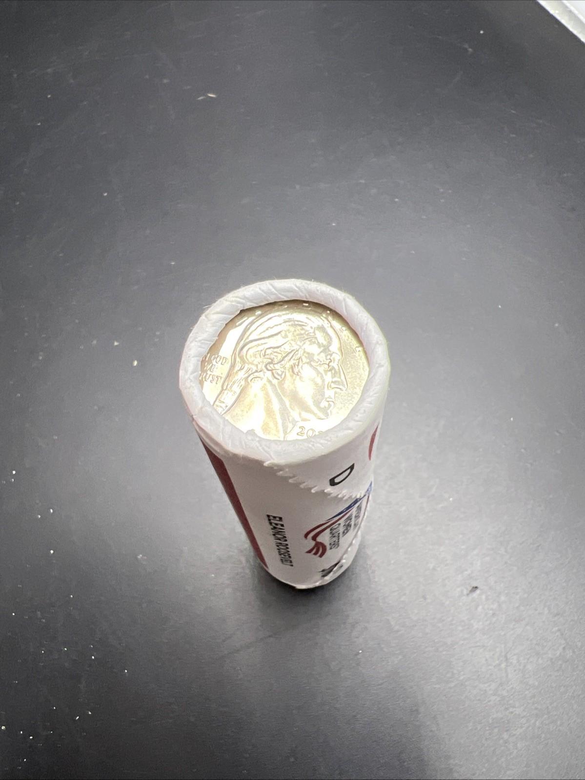 2023 D Elanor Roosevelt Quarter 40 Coin BU UNC Roll US Mint Certified