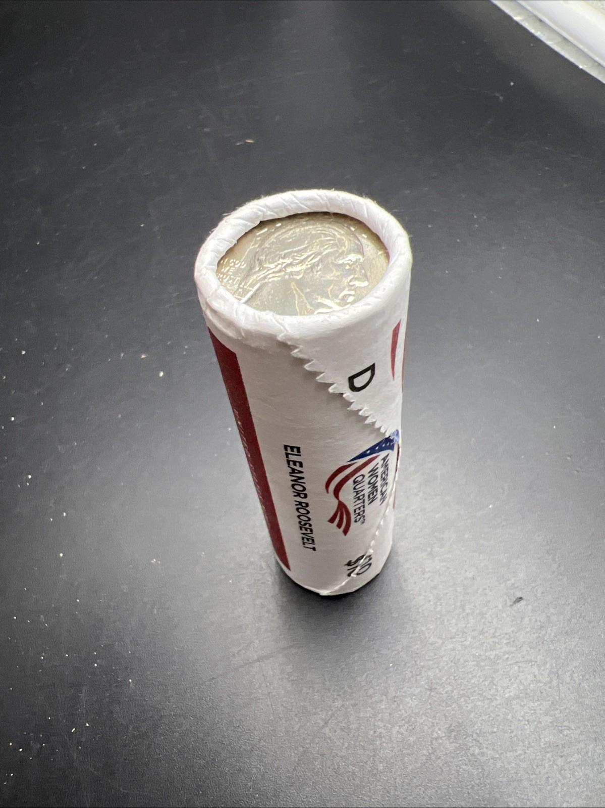 2023 D Elanor Roosevelt Quarter 40 Coin BU UNC Roll US Mint Certified