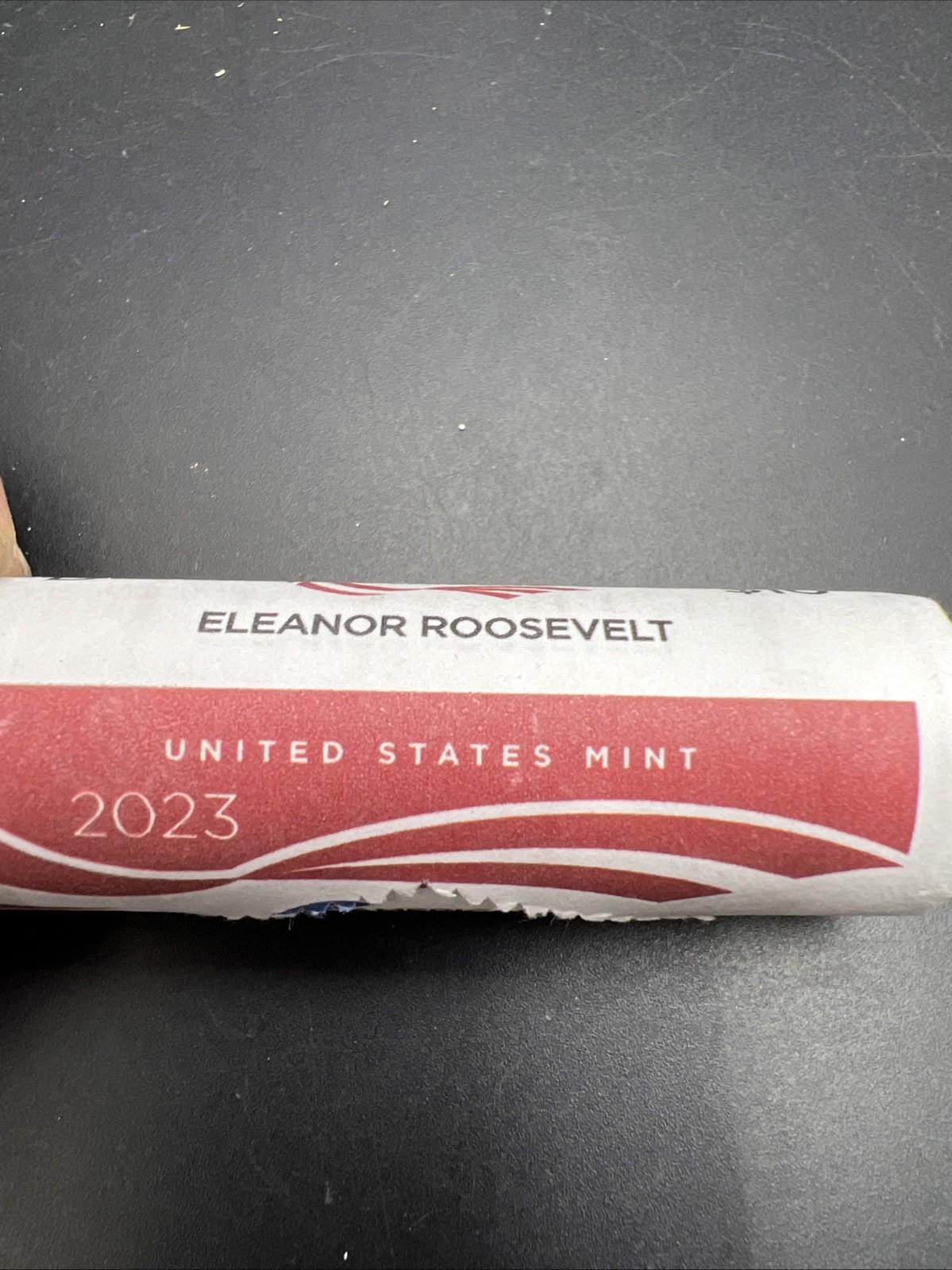 2023 D Elanor Roosevelt Quarter 40 Coin BU UNC Roll US Mint Certified
