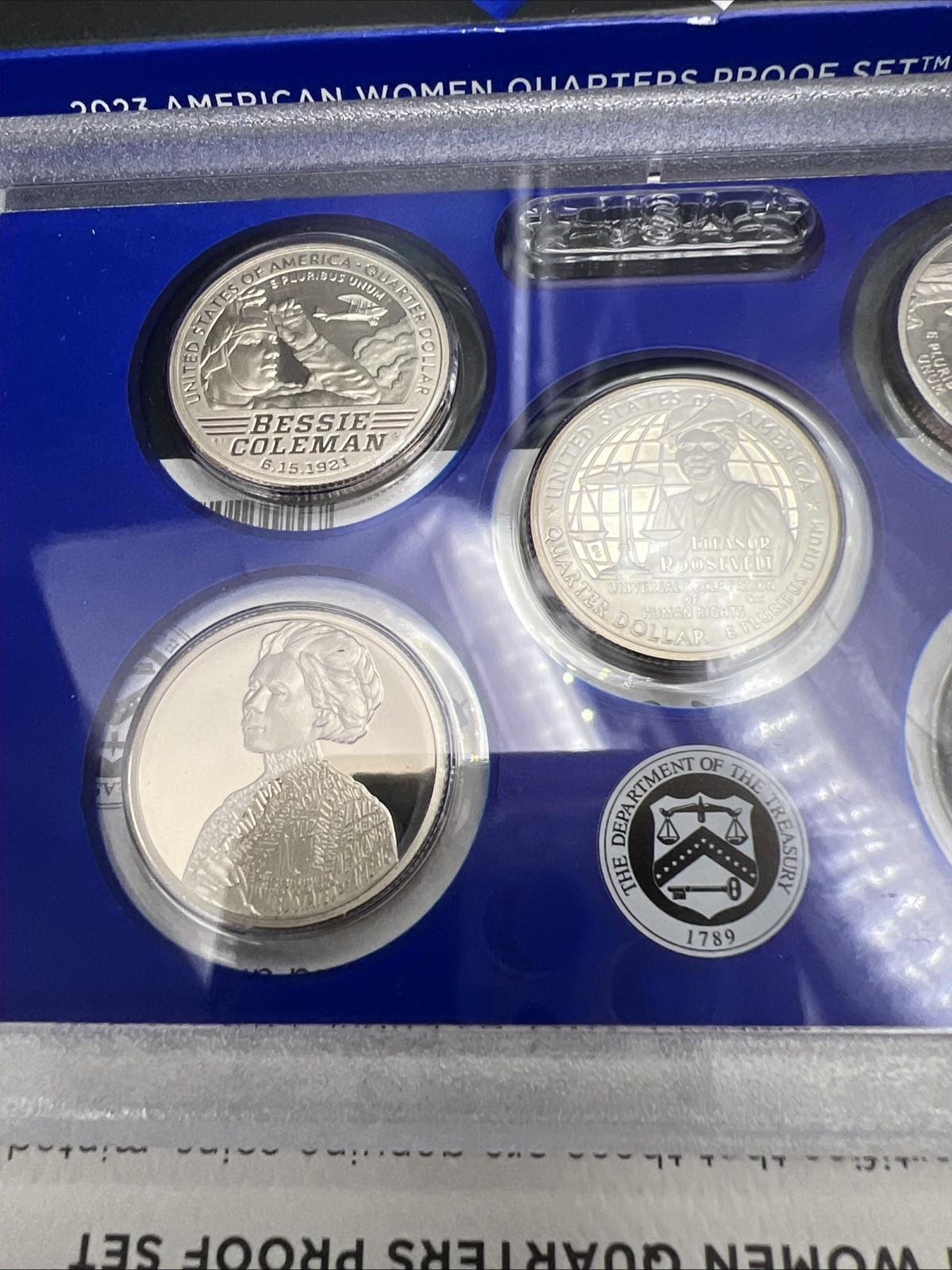 2023 S 5 Coin Clad Women’s Quarters Proof Set US Mint OGP
