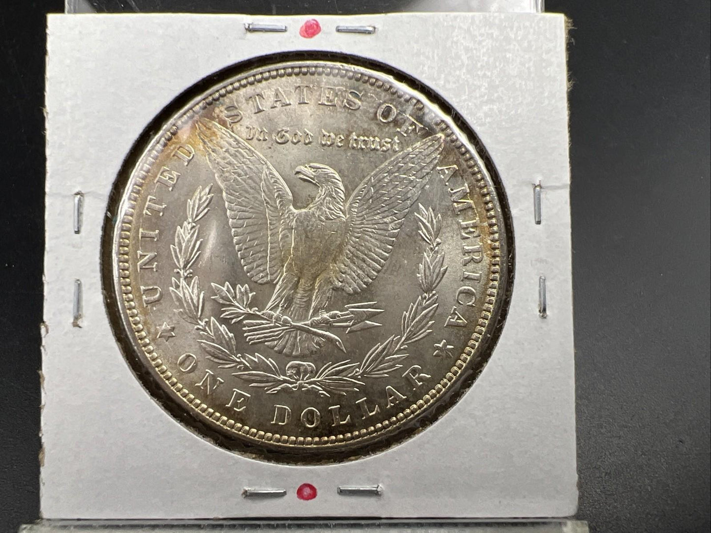 1887 P $1 Morgan Silver Dollar Coin CH BU UNC Nice Toning Toner SK#A