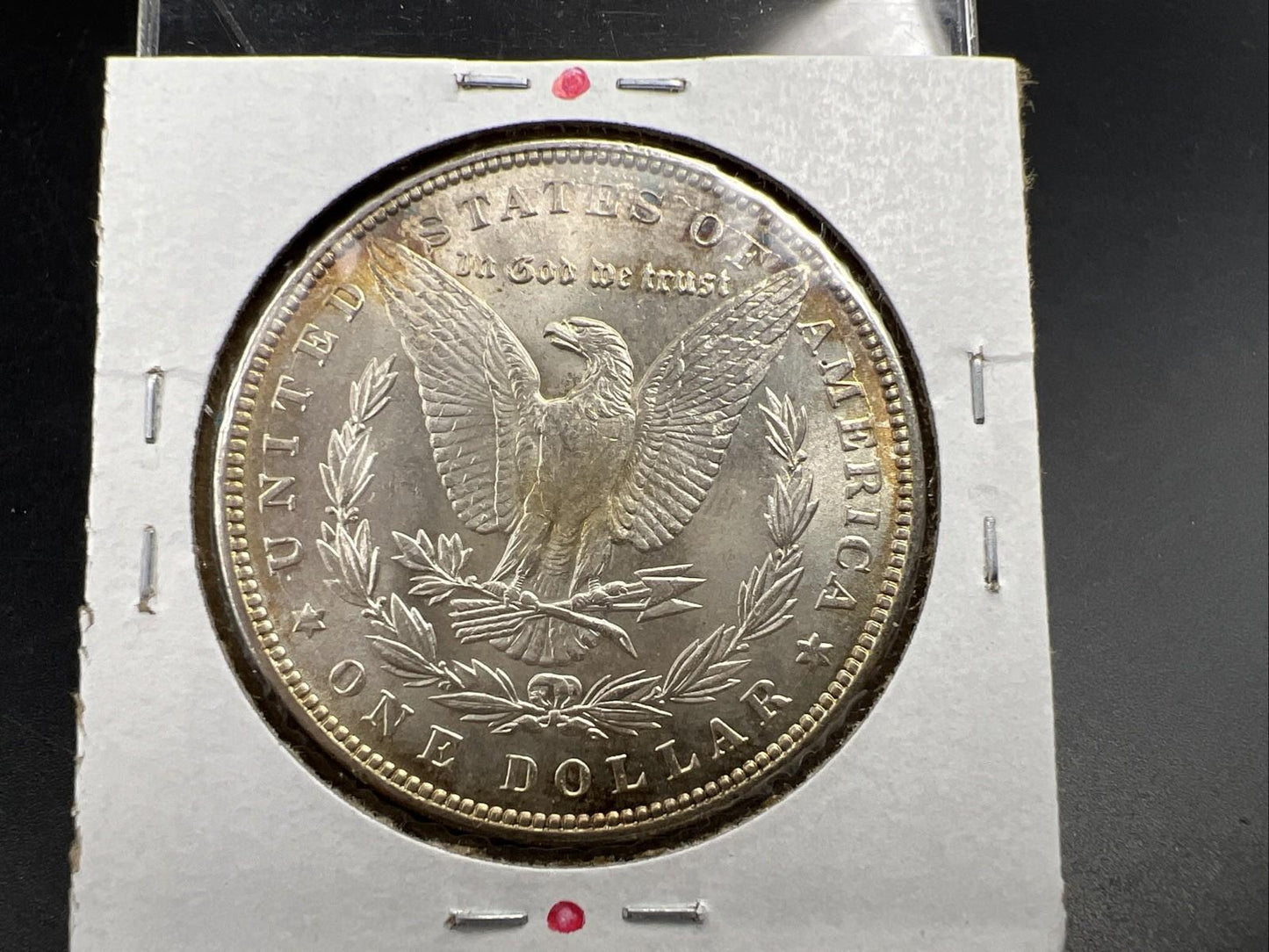 1887 P $1 Morgan Silver Dollar Coin CH BU UNC Nice Toning Toner SK#A
