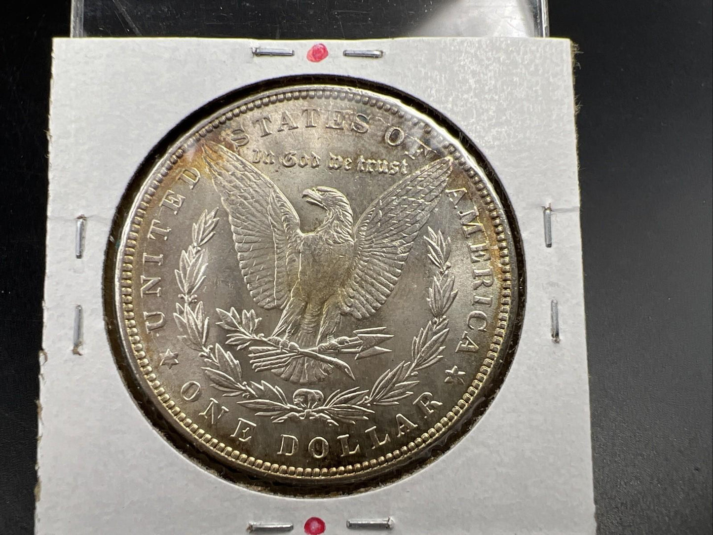 1887 P $1 Morgan Silver Dollar Coin CH BU UNC Nice Toning Toner SK#A