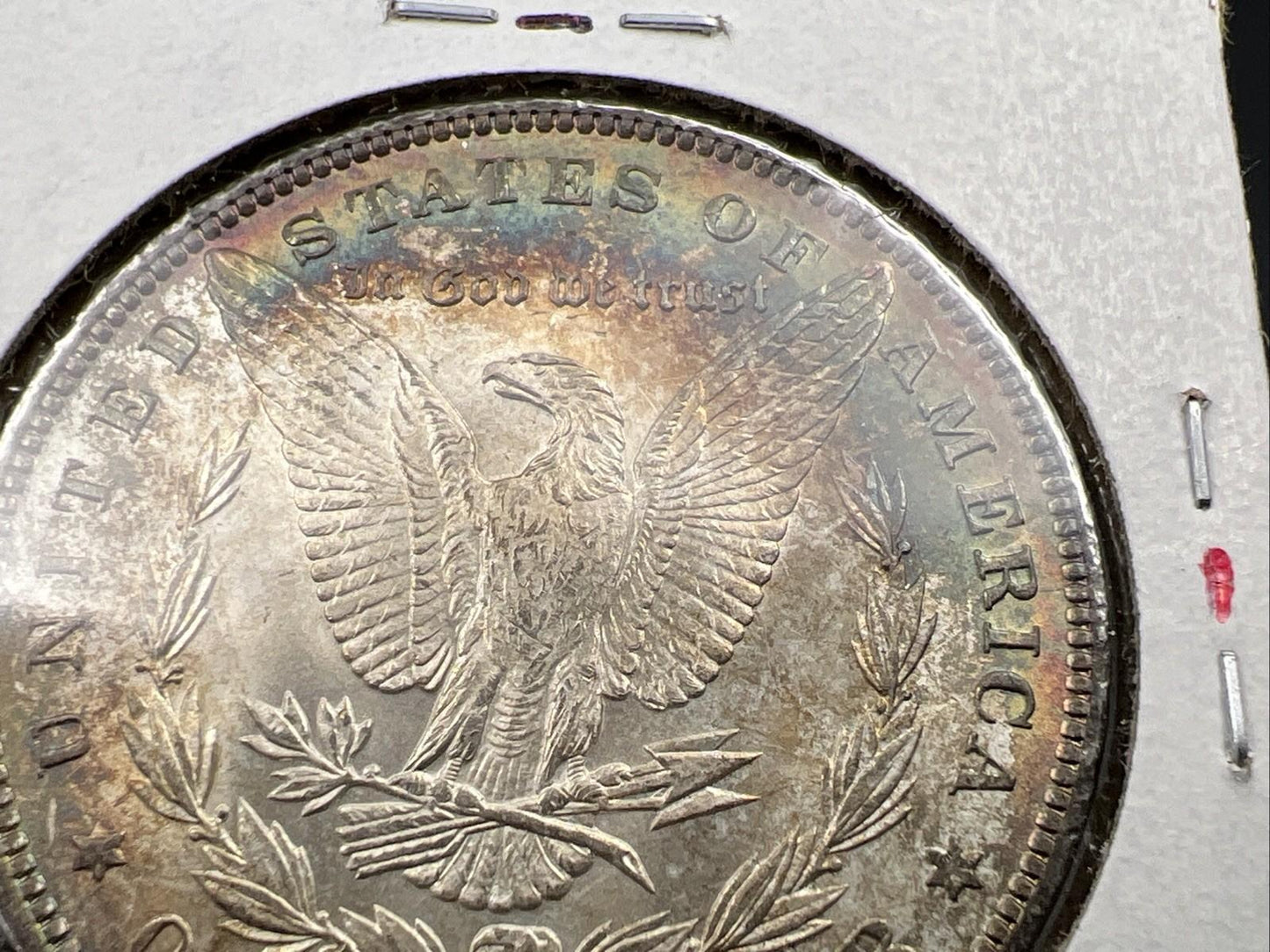 1898 P $1 Morgan Silver Dollar Coin Choice AU About unc neat toning toner