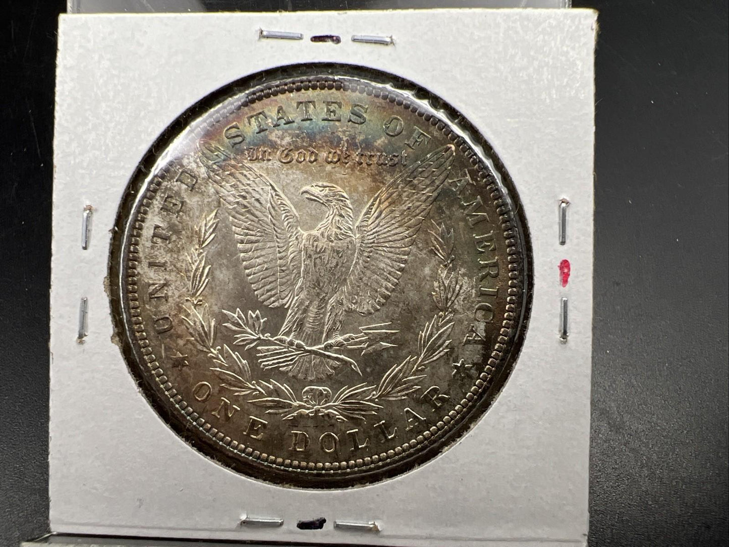 1898 P $1 Morgan Silver Dollar Coin Choice AU About unc neat toning toner