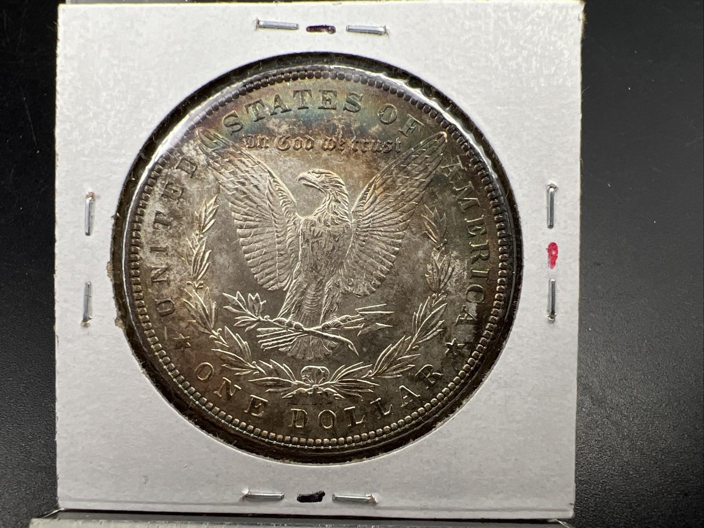 1898 P $1 Morgan Silver Dollar Coin Choice AU About unc neat toning toner