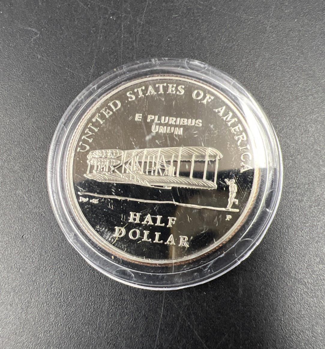 2003 P First Flight Wright Brothers Half Dollar Coin Gem Proof in used Capsule