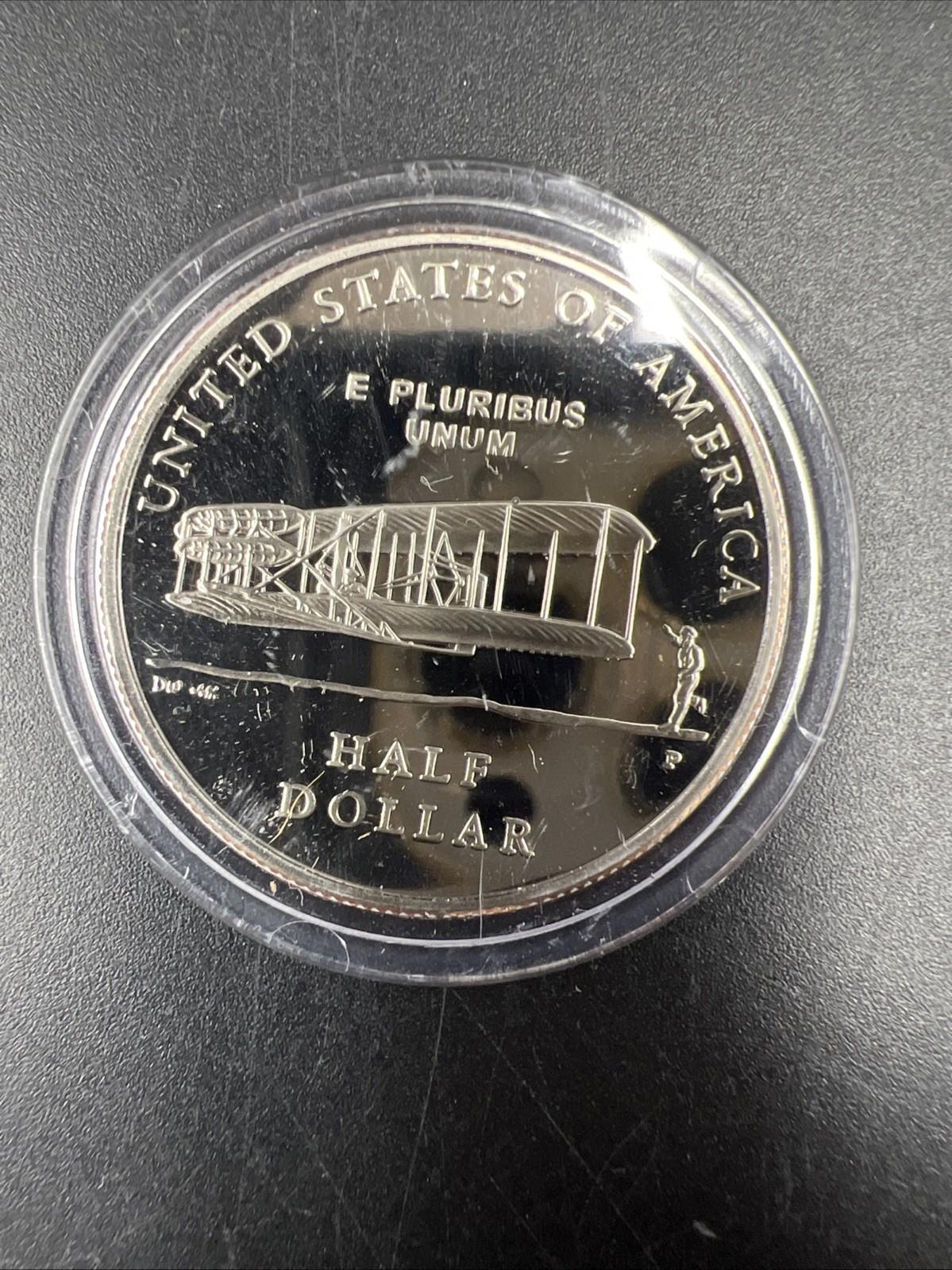 2003 P First Flight Wright Brothers Half Dollar Coin Gem Proof in used Capsule
