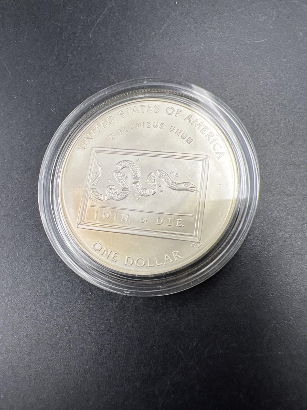 2006 P Ben Franklin Scientist Commemorative Silver Dollar Coin Gem BU UNC in Cap