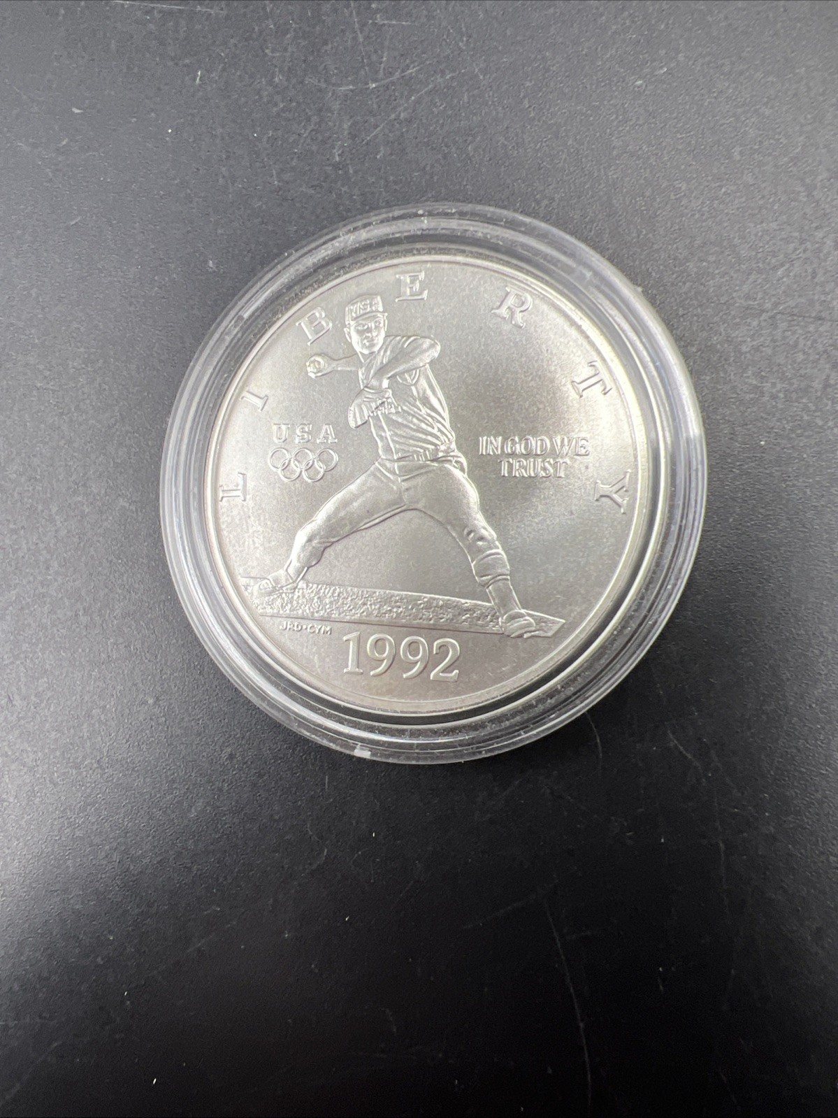 1992 Nolan Ryan MLB Baseball US Commemorative Silver Dollar Coin Gem BU UNC
