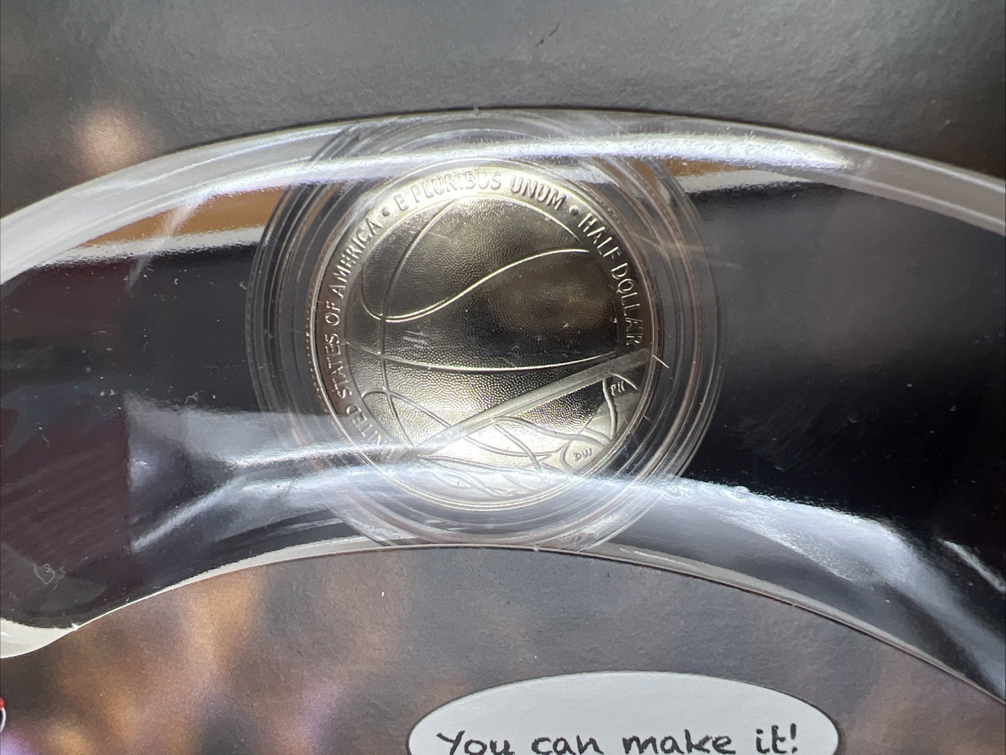 2020 NBA Basketball Hall Of Fame Commemorative Half Dollar Coin Kids Set Display