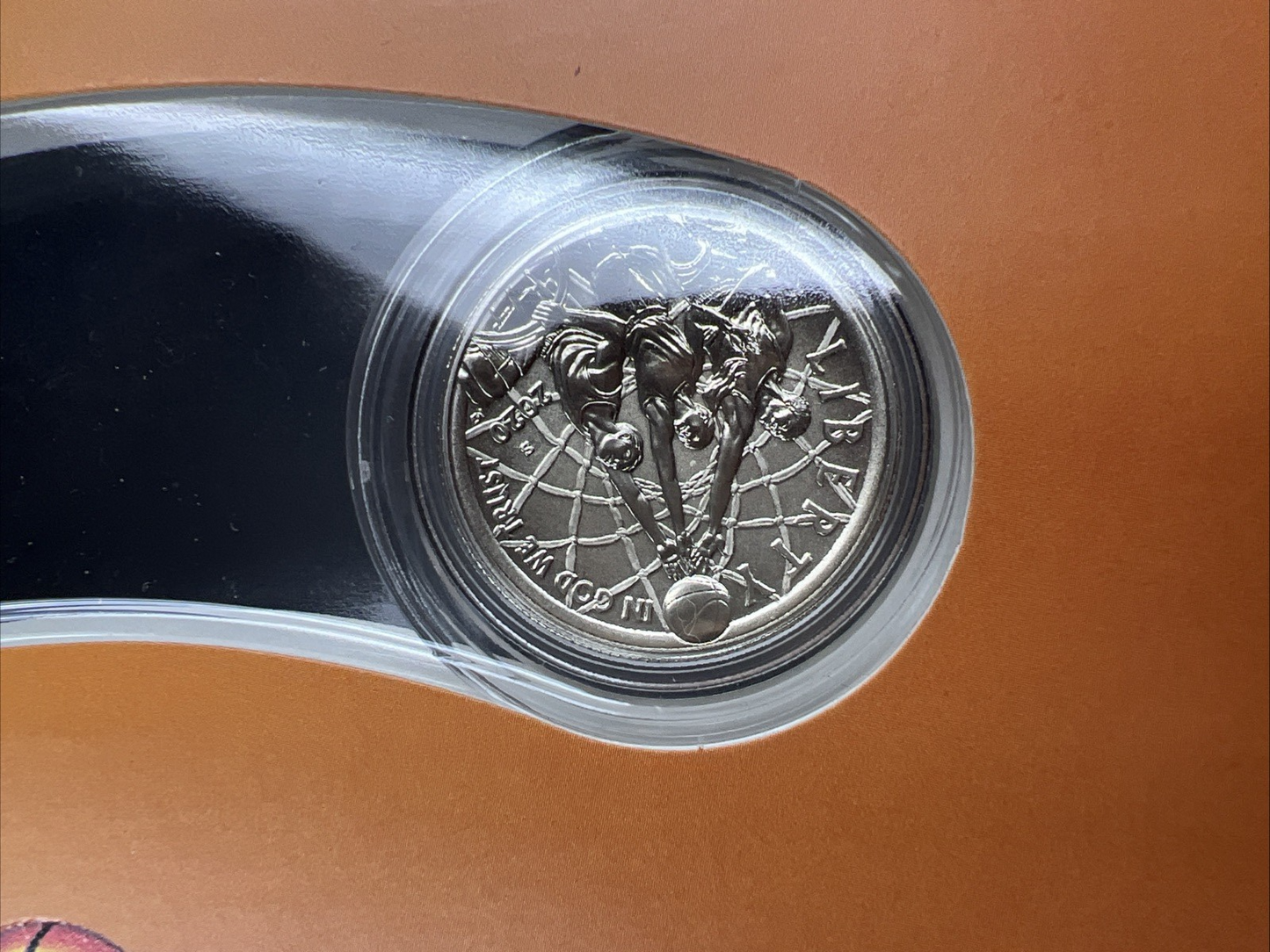 2020 NBA Basketball Hall Of Fame Commemorative Half Dollar Coin Kids Set Display