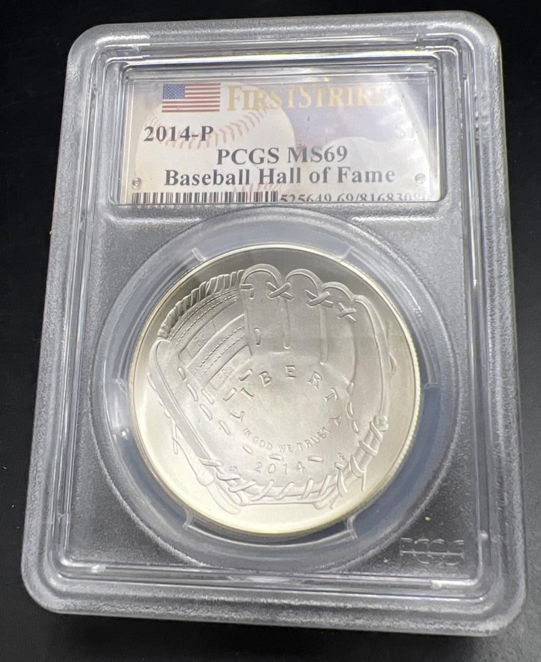 2014 P MLB Baseball US Commemorative Silver Dollar Coin Gem BU PCGS MS69