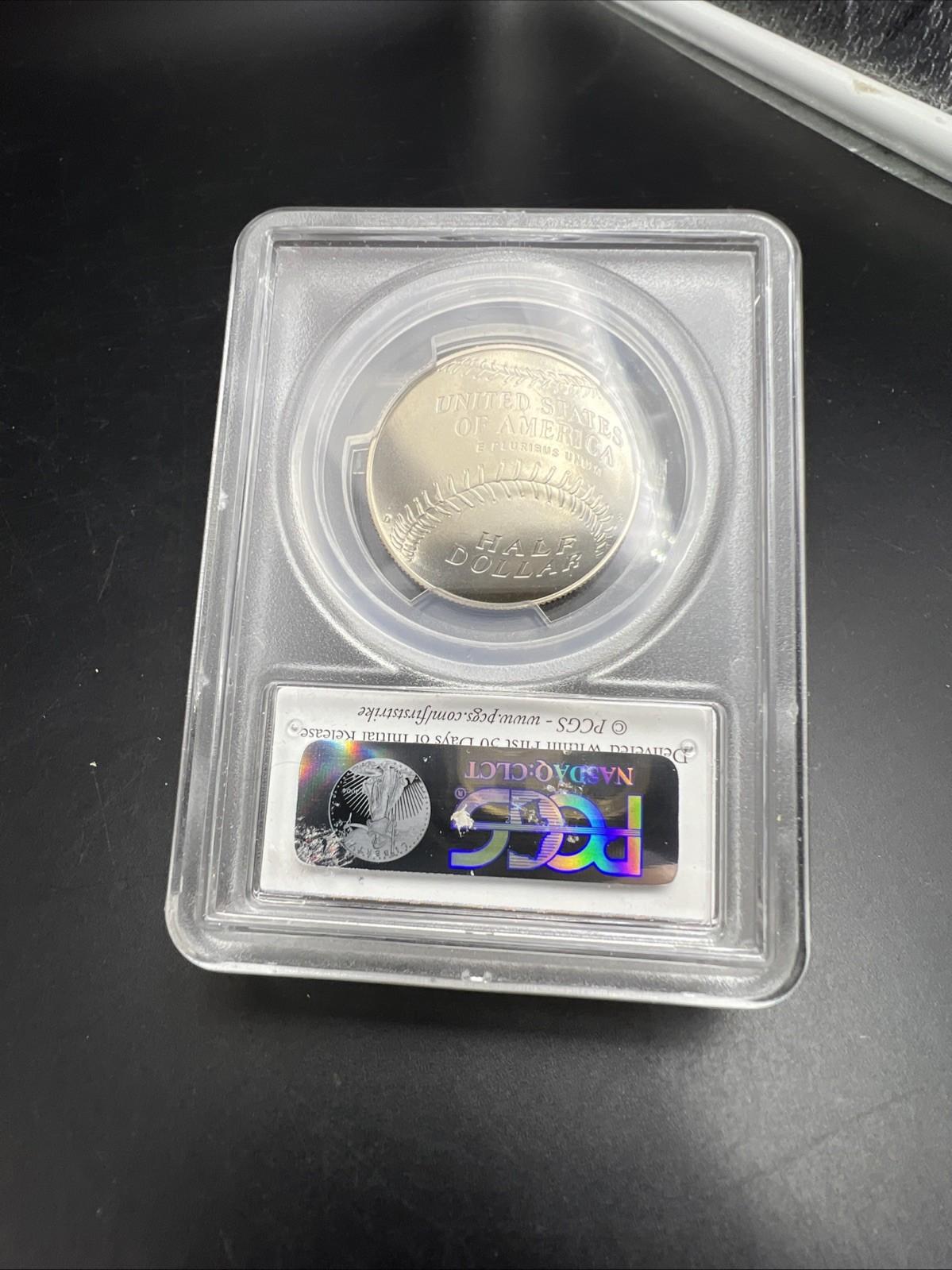 2014 D MLB Baseball US Commemorative Copper Nickel Half Dollar MS69 PCGS