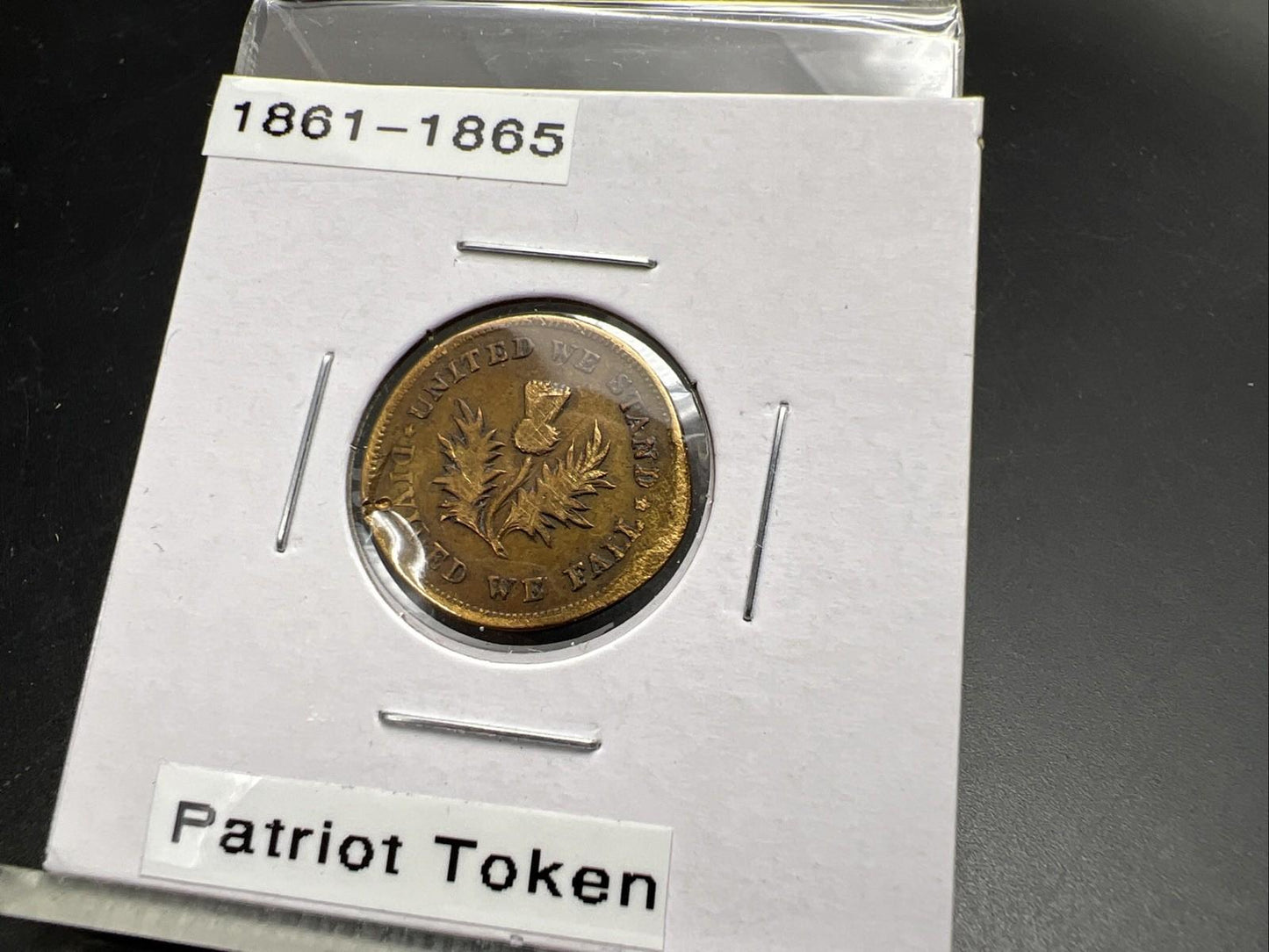 1861-1865 Pittsburgh Dry Goods Civil War Token VF Details Damaged