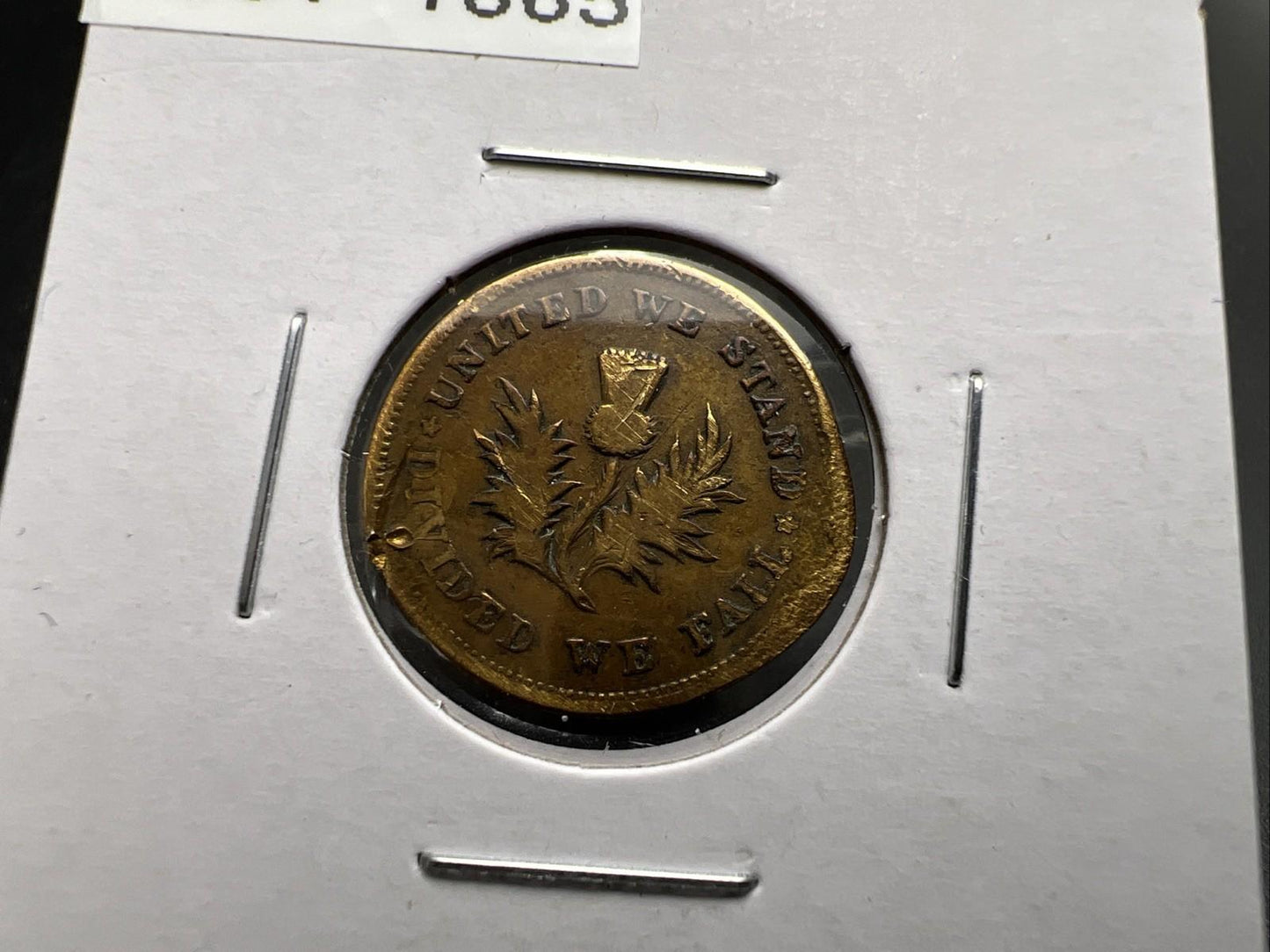 1861-1865 Pittsburgh Dry Goods Civil War Token VF Details Damaged