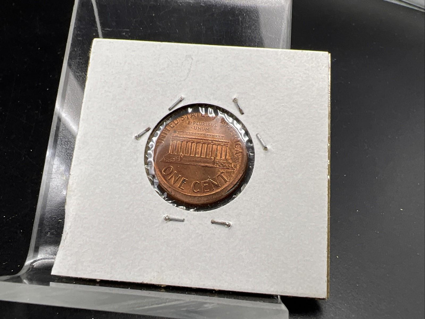 1995 1c Lincoln Memorial Cent Penny Broadstrike 5% Off Center BU UNC RB U#1