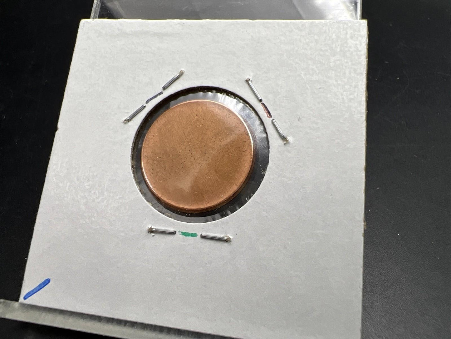 2.5 Gram Copper Plated Zinc US Lincoln Small Cent Blank Planchet Error UNC #C3