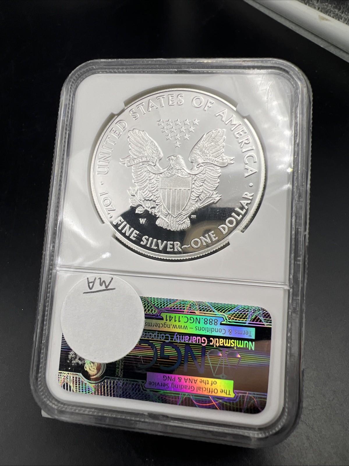 2015 W FUN Show First Day Release 1 Oz American Proof Silver Eagle NGC PF70 UCAM