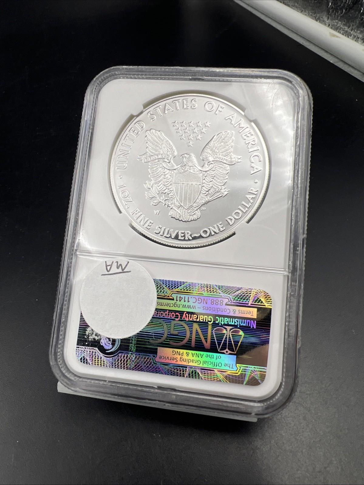 2015 W FUN Show First Day Release 1 Oz American Proof Silver Eagle NGC PF70 UCAM
