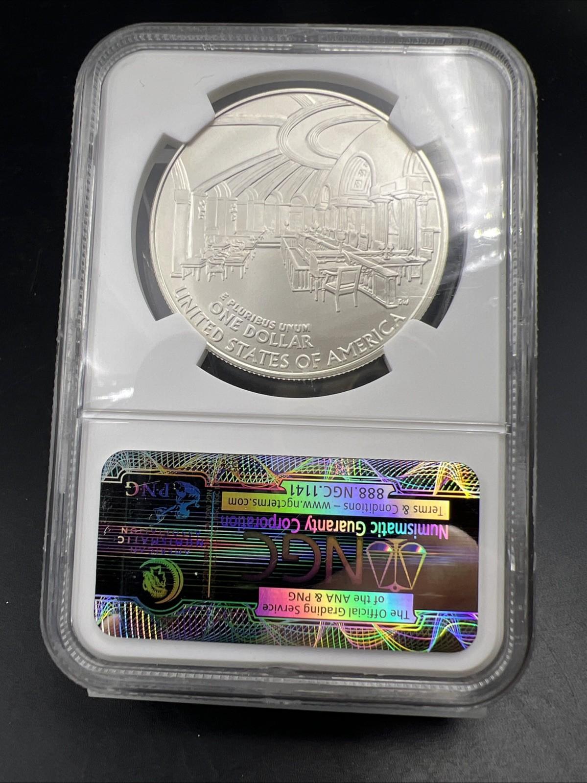 2005 P John Marshall Silver Commemorative Dollar NGC MS69 BU Business #001