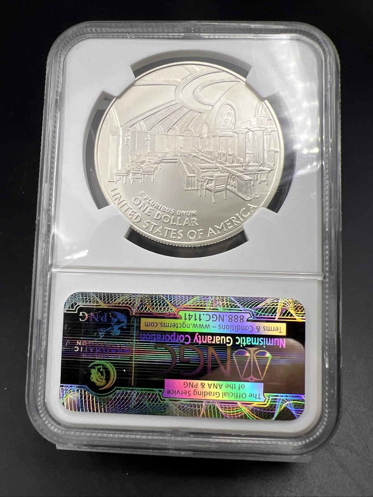2005 P John Marshall Silver Commemorative Dollar NGC MS69 BU Business #001