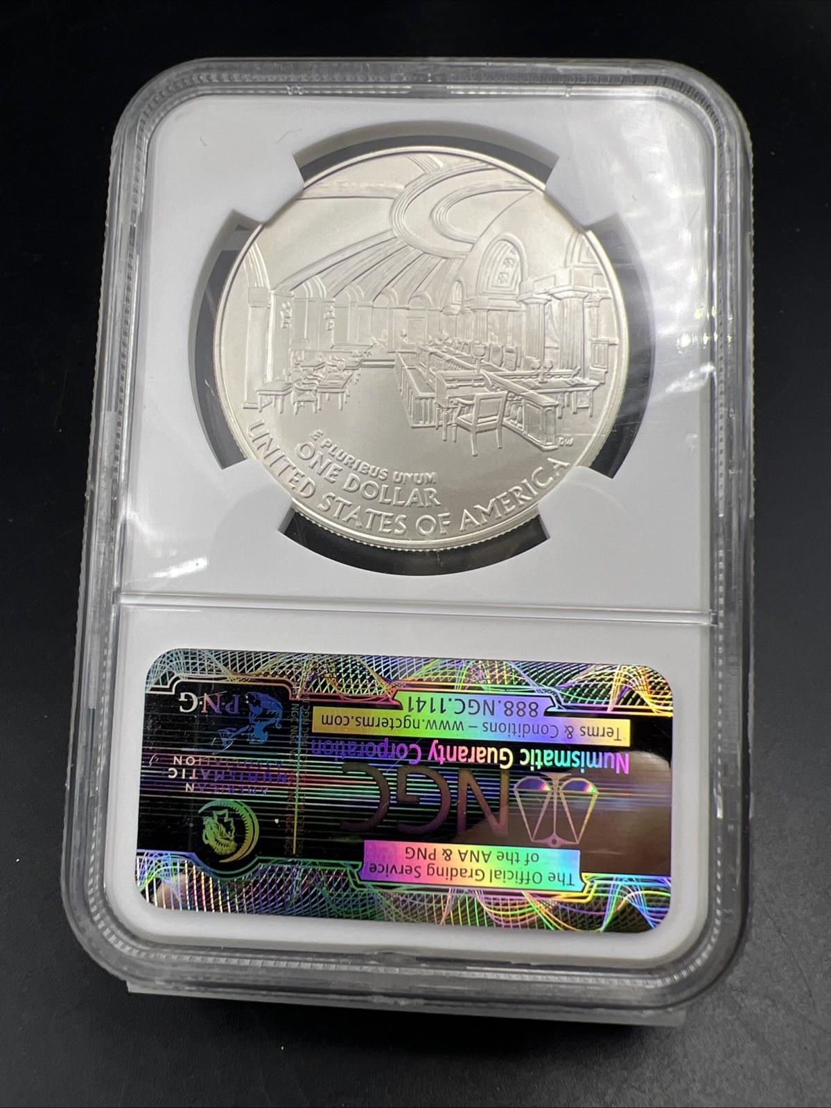 2005 P John Marshall Silver Commemorative Dollar NGC MS69 BU Business #001
