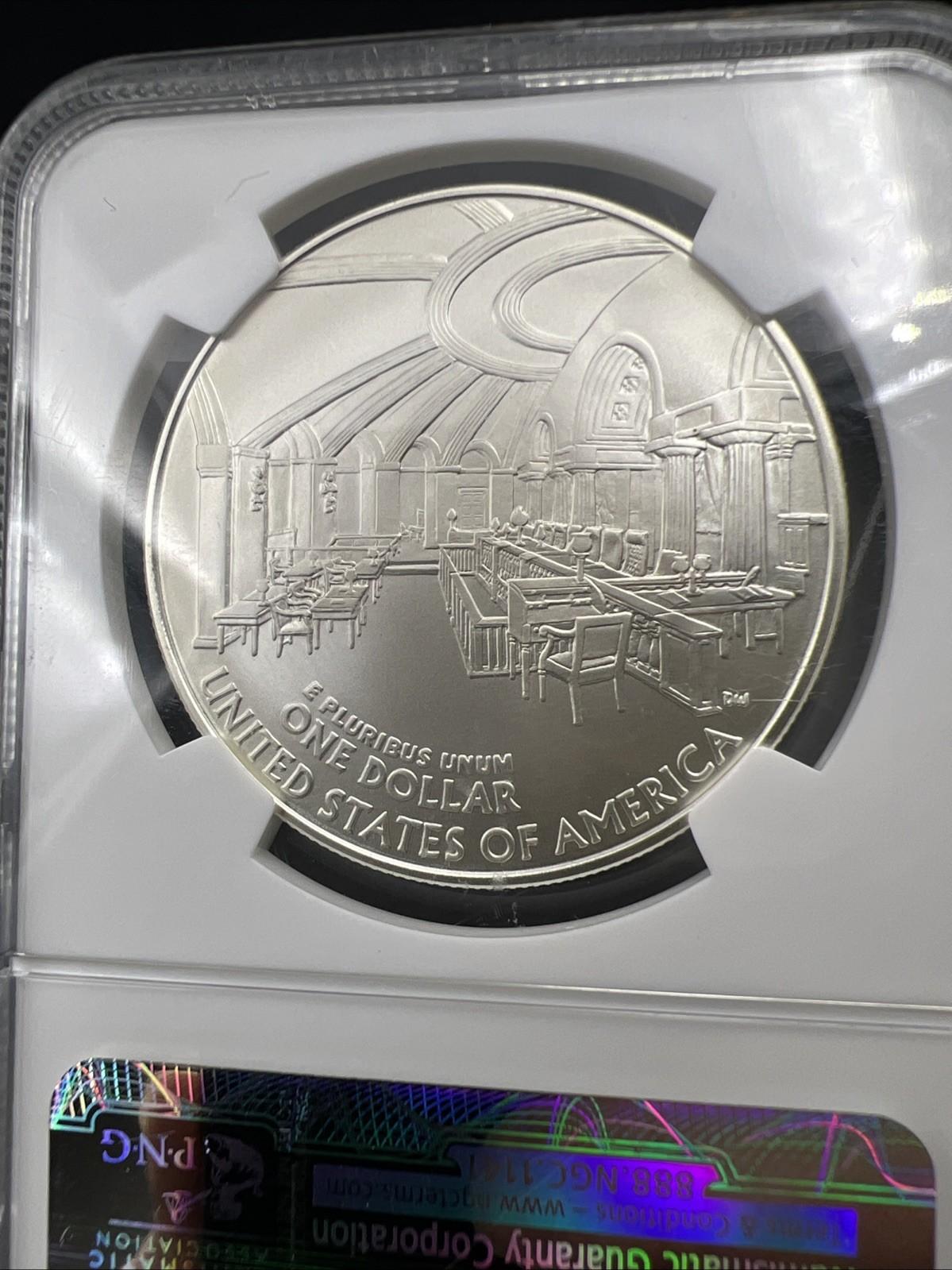2005 P John Marshall Silver Commemorative Dollar NGC MS69 BU Business #001