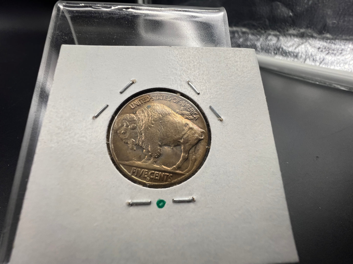 1936 D 5c Buffalo Indian head nickel coin XF / AU Some Toning