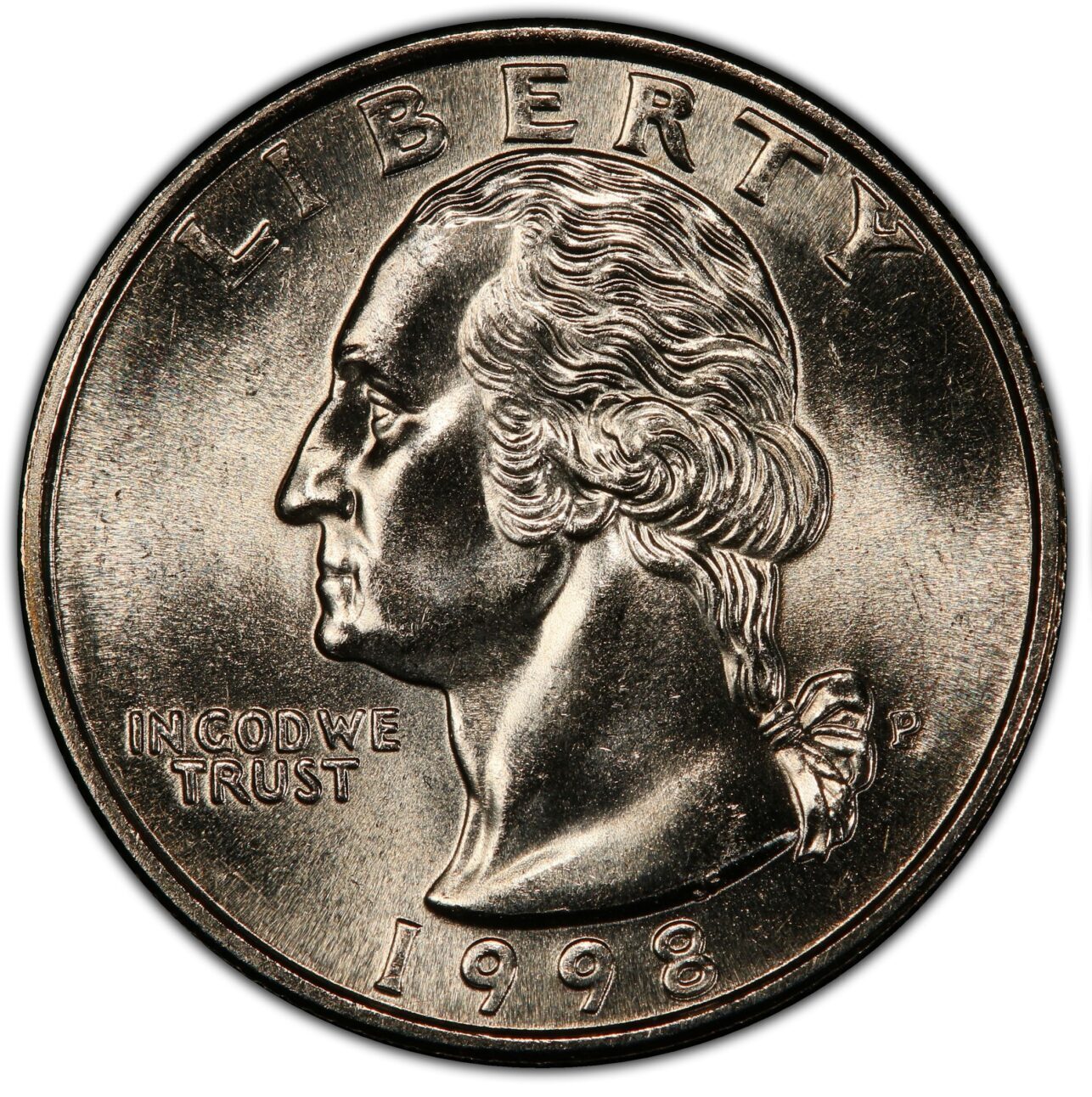 1998 P 25C Washington Quarter BU UNC Single Coin