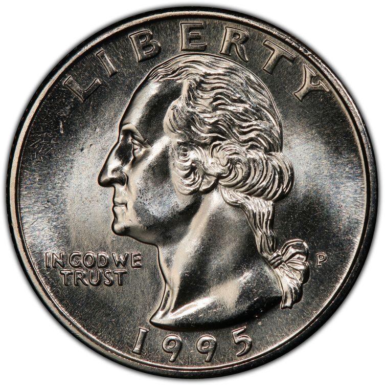 1995 P 25C Washington Quarter BU UNC Single Coin