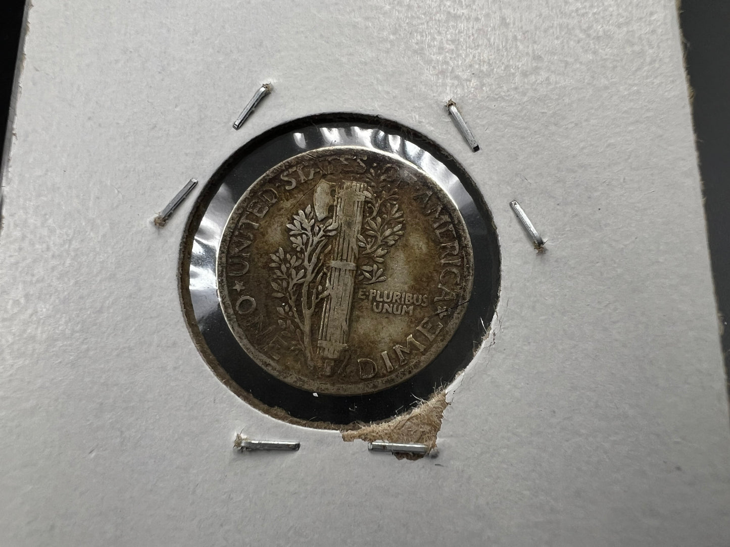 1936 P 10c Mercury Silver Dime VF Very Fine Neat Toning SK#1a